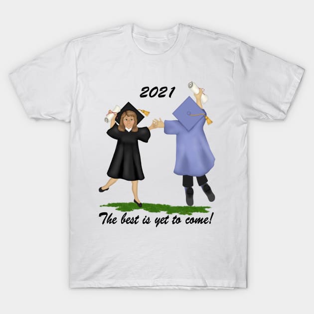 Happy Grads 2021 T-Shirt by SpiceTree